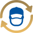Truck driver icon 